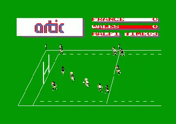 International Rugby (UK) (1985) screen shot game playing